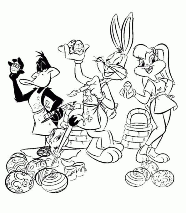 Coloriage Walt Disney Paques 1 serapportantà Dessin Walt Disney,