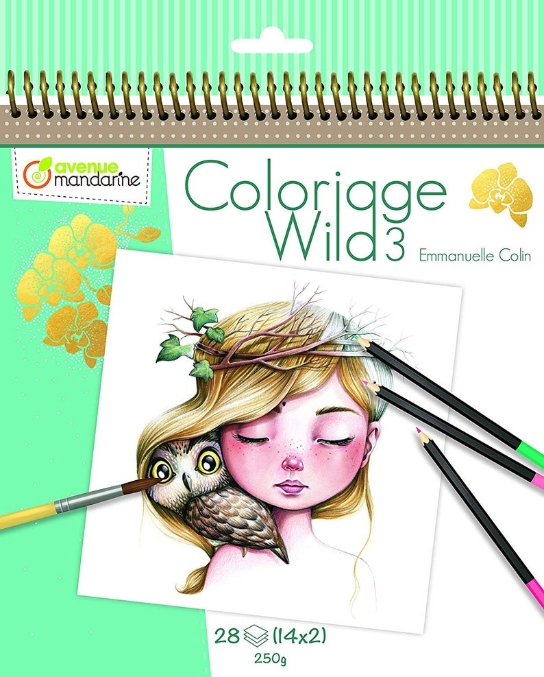 Coloriage Wild 3 Coloring Book By Emmanuelle Colin | Etsy tout Coloriage Wild 4,