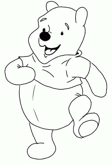 Coloriage Winnie L-Ourson 43 tout Dessin Coloriage Ourson