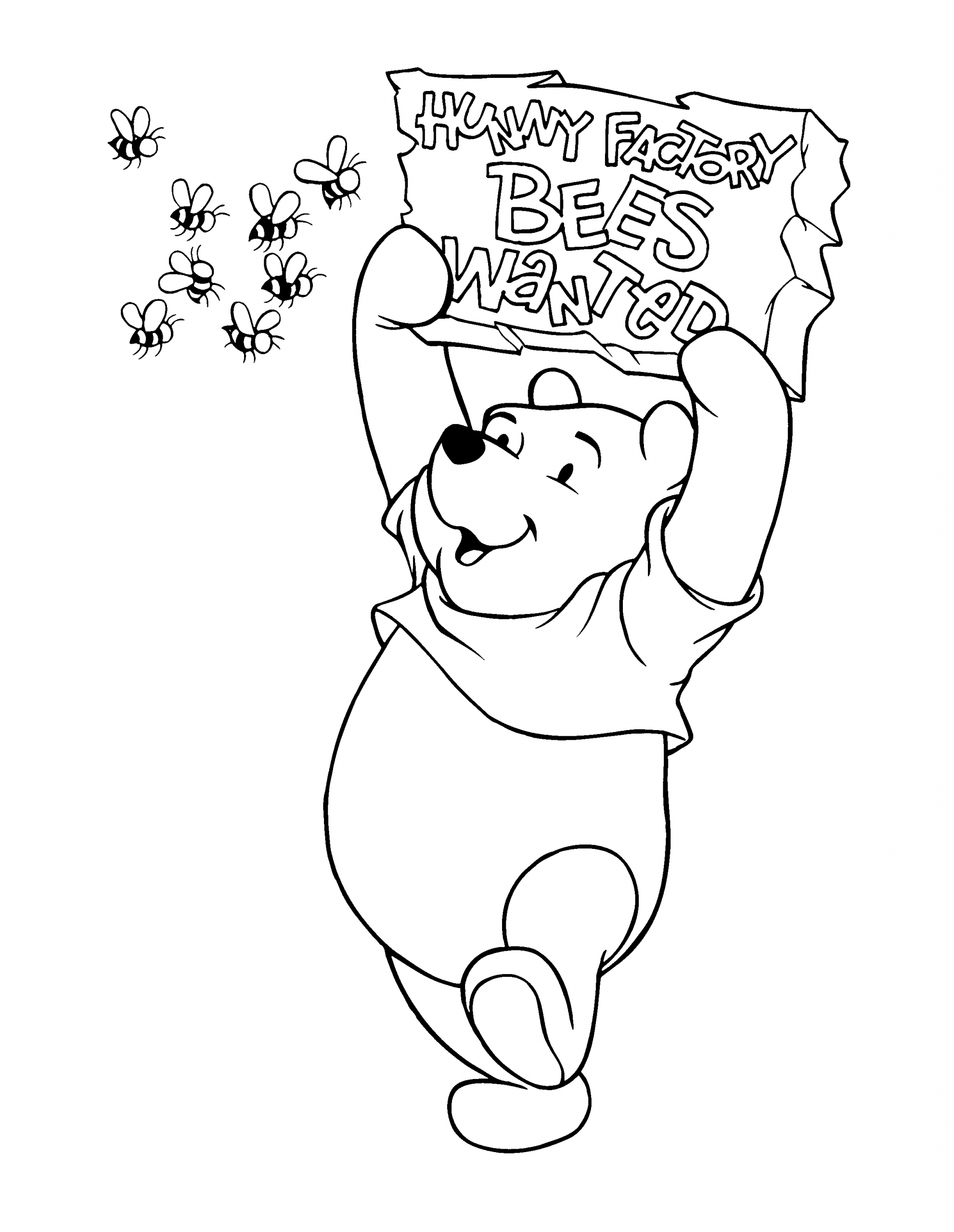 Coloriage Winnie L&amp;#039;Ourson #28780 (Films D&amp;#039;Animation serapportantà Dessin Winnie L&amp;#039;Ourson