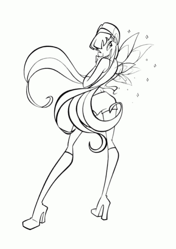 Coloriage Winx 11 Sur Hugolescargot avec Dessin Winx