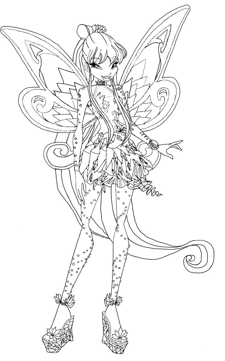 Coloriage Winx Musa Tynix | Desenhos Para Colorir pour Dessin Winx