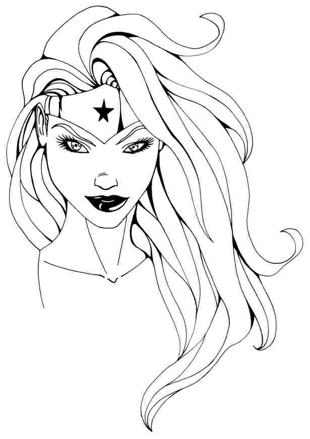 Coloriage Wonder Woman #74653 (Super-Héros) - Album De à Coloriage Dessin Wonder Woman