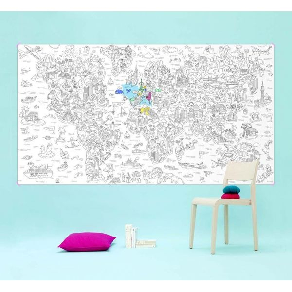 Coloriage Xxl Atlas 180 X 100 Cm (Atlas) tout Dessin Xxl