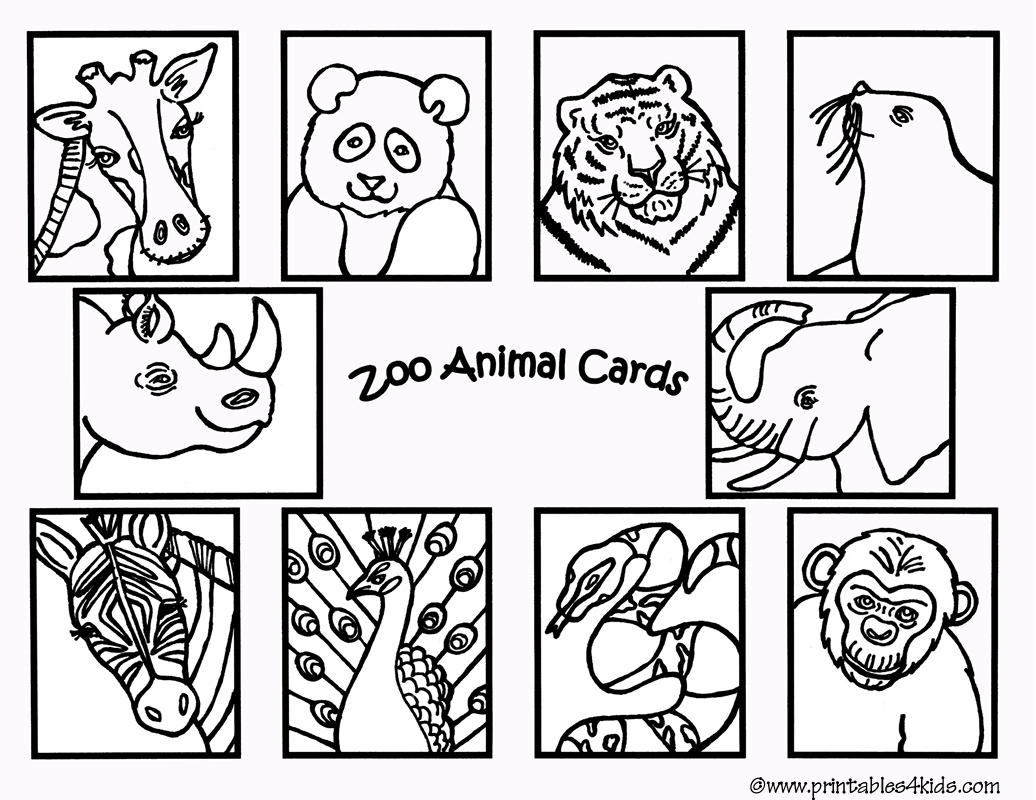 Coloriage Zoo #12680 (Animaux) - Album De Coloriages pour Dessin Zoo
