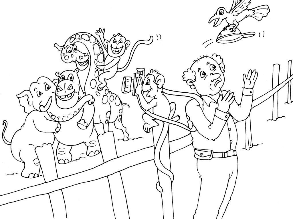 Coloriage Zoo 27 - Coloriage Zoo - Coloriages Animaux tout Zoo Dessin Coloriage Animaux