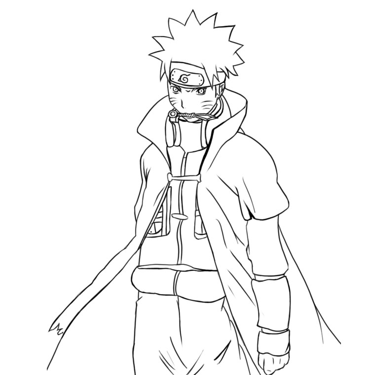 Coloriage204: Coloriage De Naruto Shippuden tout Dessin Naruto Shippuden