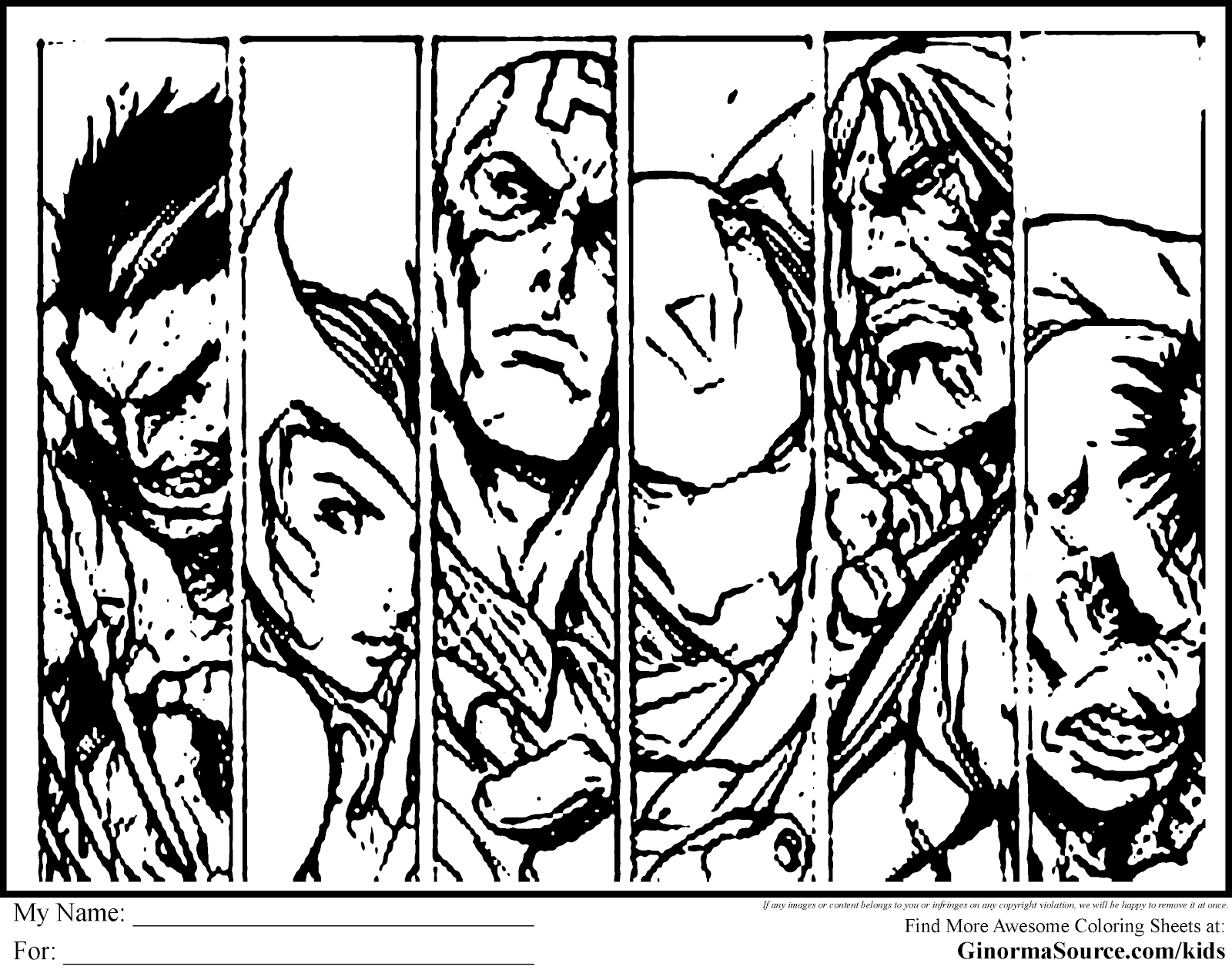 Coloriages À Imprimer : Avengers, Numéro : 677712 encequiconcerne Coloriage Xmen À Imprimer