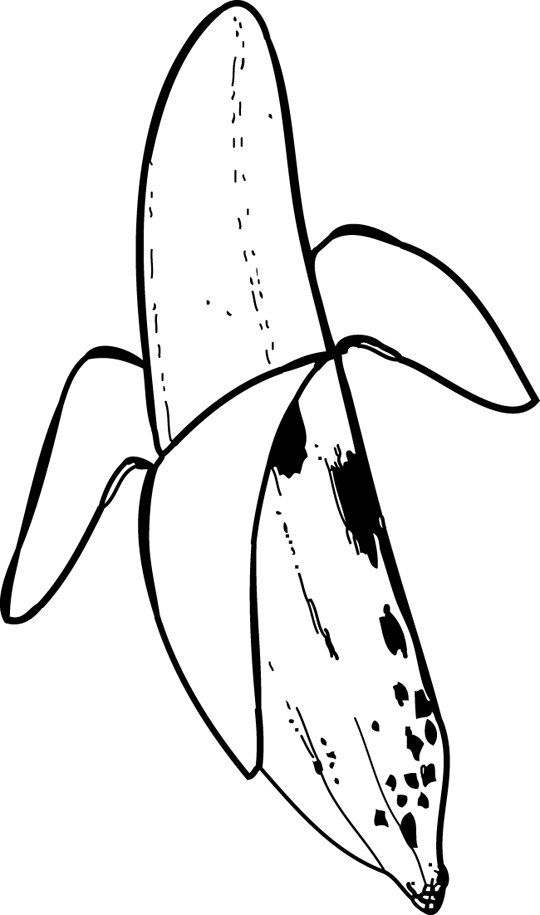 Coloriages À Imprimer : Banane, Numéro : 24149 avec Coloriage Dessin Banane