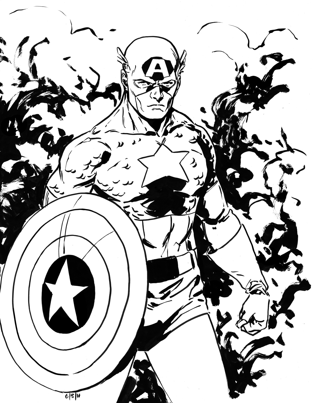 Coloriages À Imprimer : Captain America, Numéro : 7Acb4424 serapportantà Coloriage Dessin Captain America