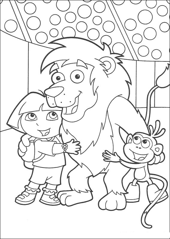Coloriages A Imprimer : Coloriage Dora L&amp;#039;Exploratrice Gratuit à Coloriage Dora L&amp;amp;#039;Exploratrice