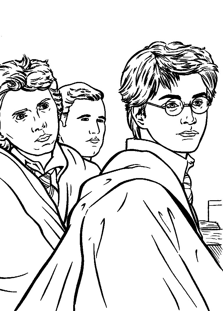 Coloriages À Imprimer : Harry Potter, Numéro : 16698 dedans Coloriage Harry Potter À Imprimer