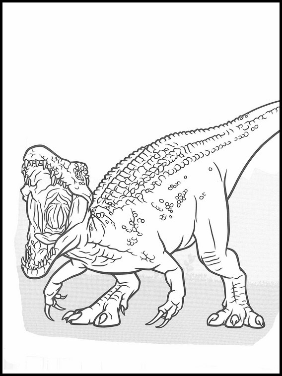 Coloriages À Imprimer Jurassic World 21 destiné Coloriage Jurassic World