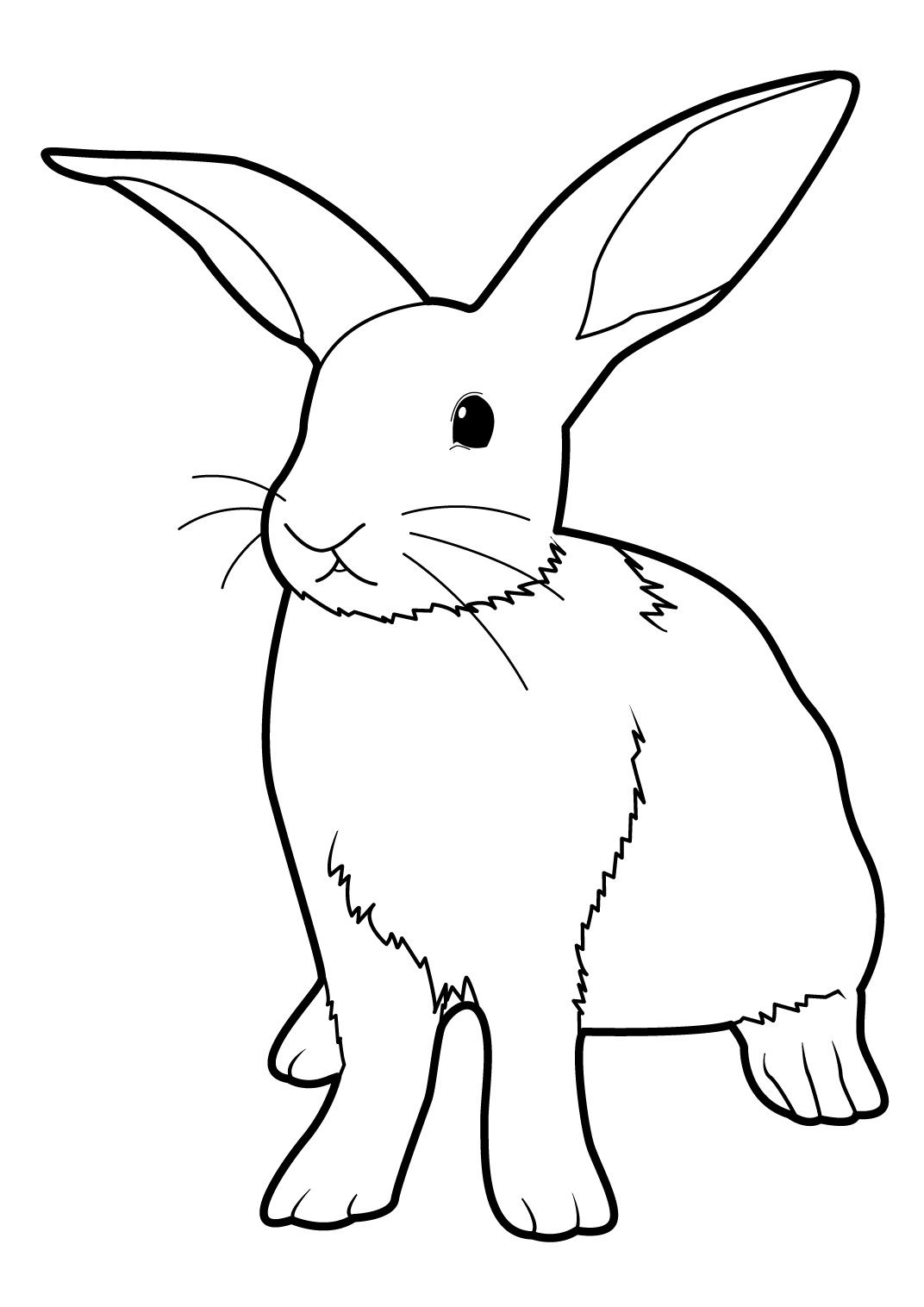 Coloriages À Imprimer : Lapin, Numéro : 1D633437 tout Coloriage À Imprimer 2 Ans