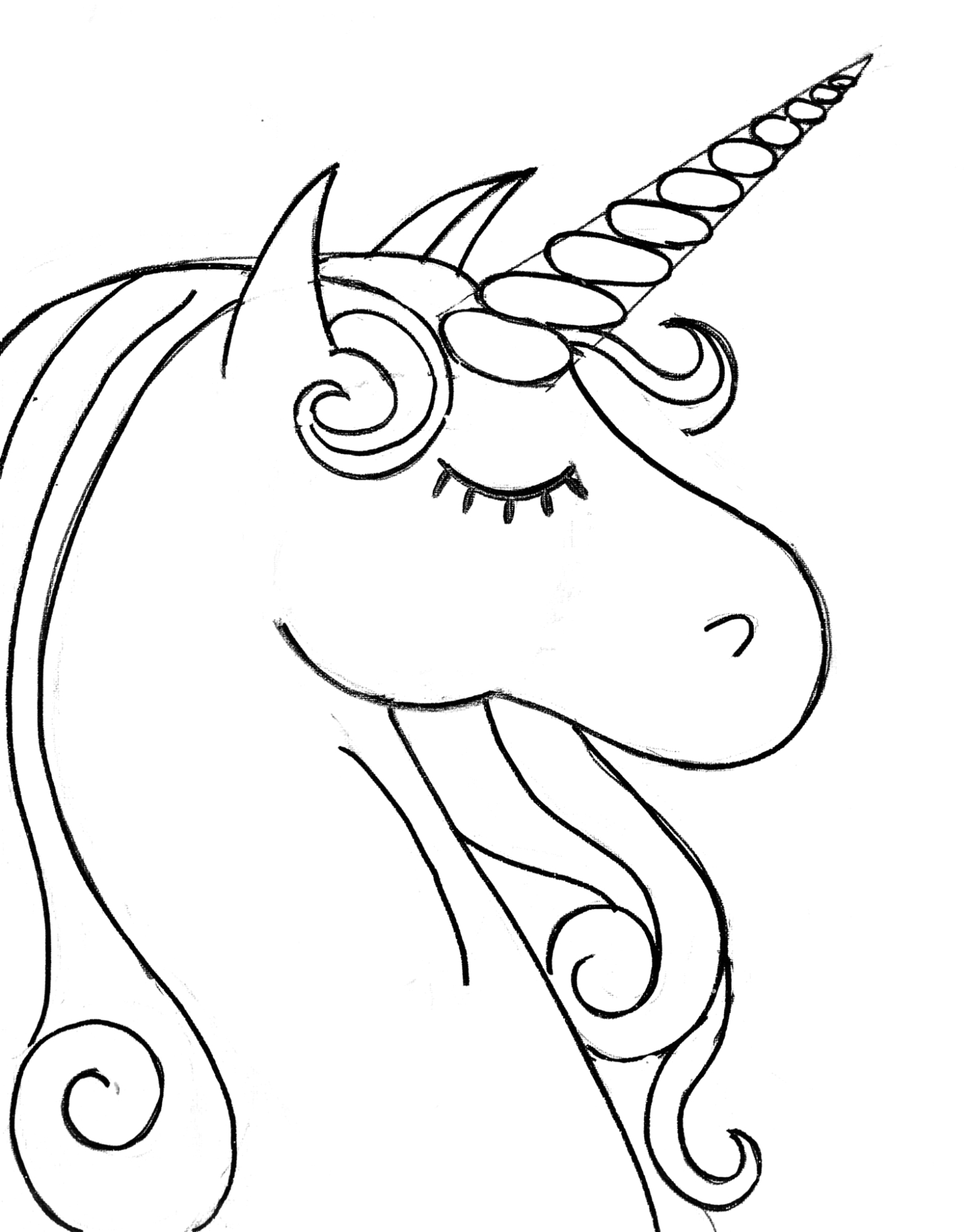 Coloriages À Imprimer : Licorne, Numéro : 6F183Cf3 à Coloriage De Licorne,