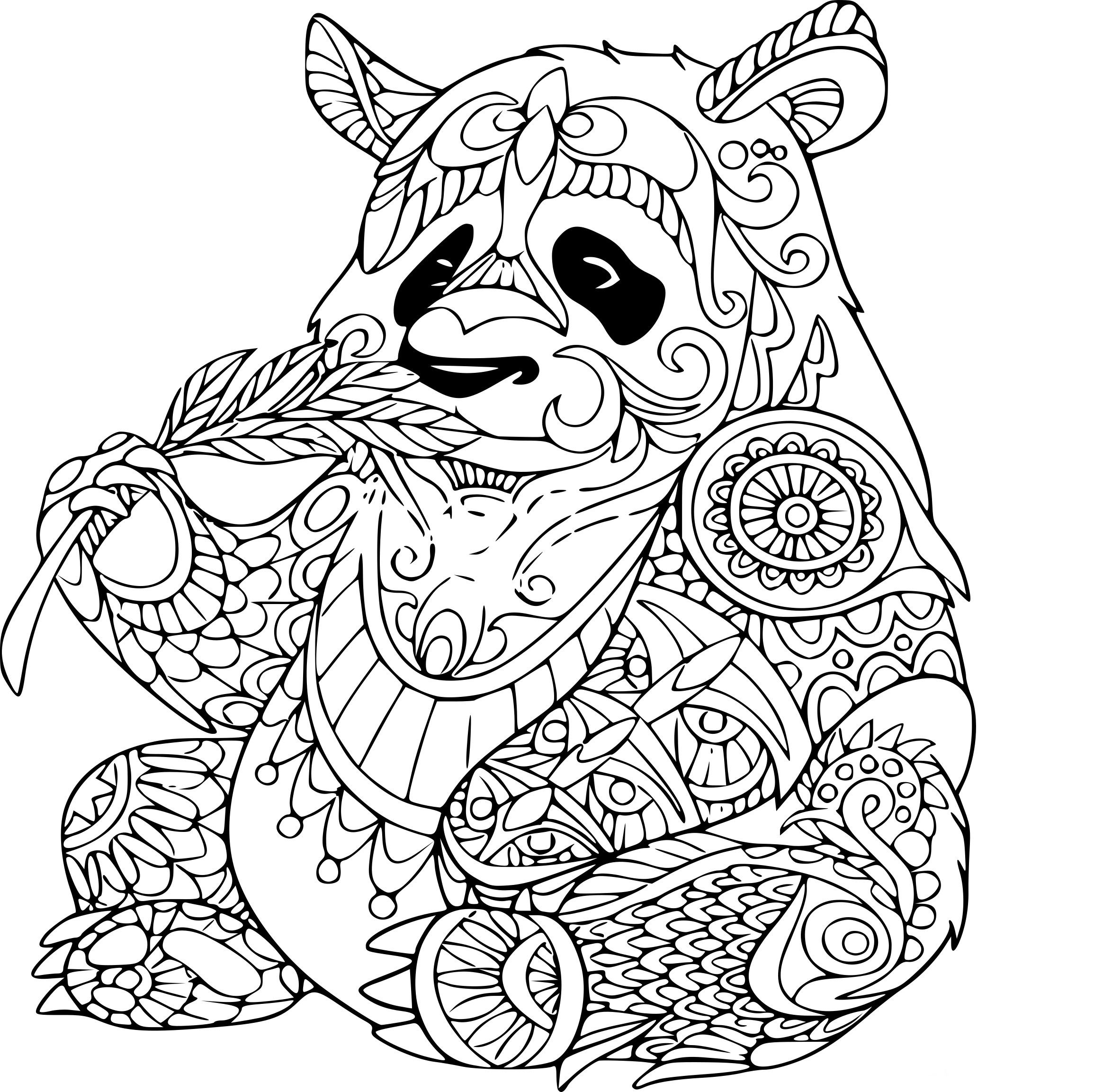 Coloriages À Imprimer : Panda, Numéro : 762A833B encequiconcerne Coloriage À Imprimer,