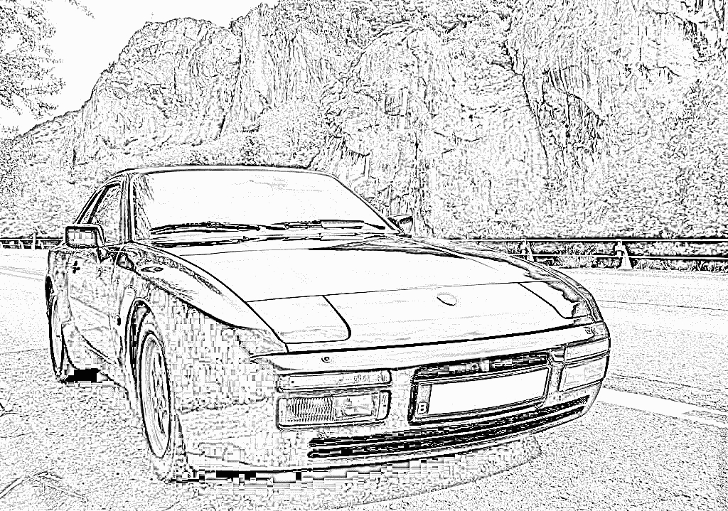 Coloriages À Imprimer : Porsche, Numéro : 106190 à Coloriage Porsche 911 Dessin Facile