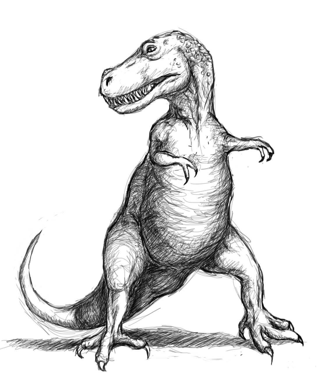 Coloriages À Imprimer : T-Rex, Numéro : 220075 tout Dessin T Rex Facile,