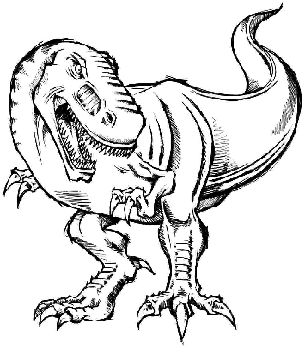 Coloriages À Imprimer : T-Rex, Numéro : Fe53659D concernant Dessin T Rex,