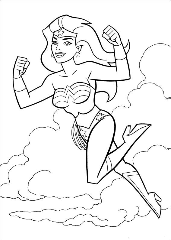 Coloriages À Imprimer Wonder Woman 1 dedans Wonder Woman Dessin A Colorier