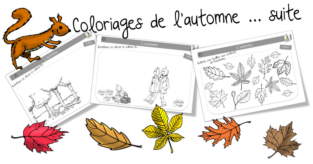 Coloriages Bdg Sur L&amp;#039;Automne | Bout De Gomme | Coloriage intérieur Coloriage Dessin Gomme