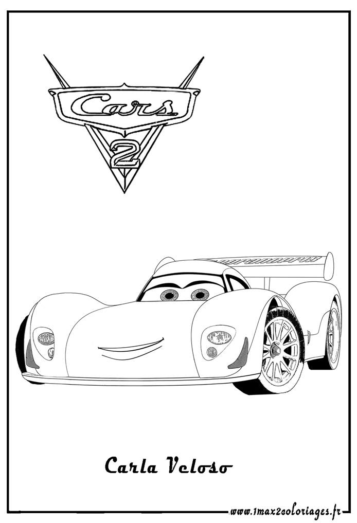 Coloriages Cars 2 - Carla Veloso Cars 2 - Coloriages Les avec Coloriage Cars 2