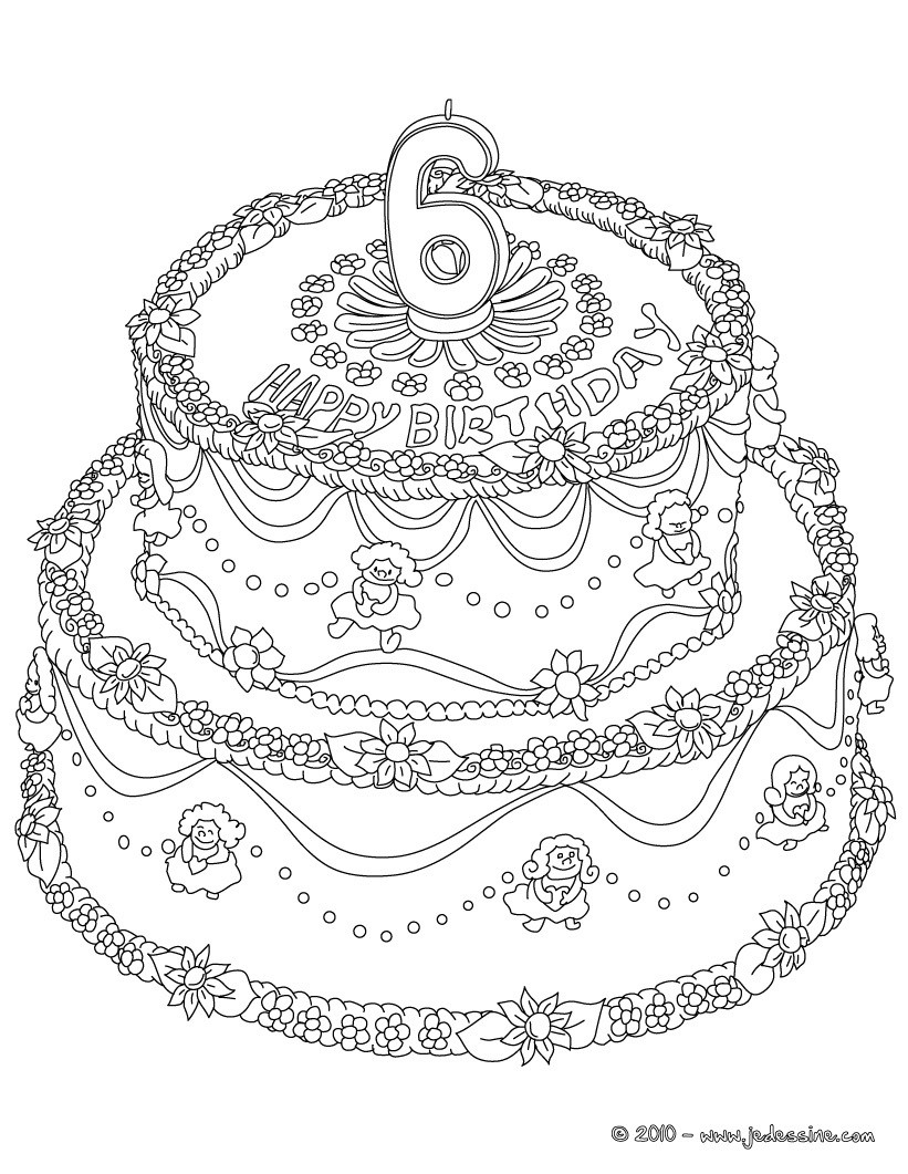 Coloriages Coloriage 6 Ans - Fr.hellokids destiné Coloriage De 6 Ans,