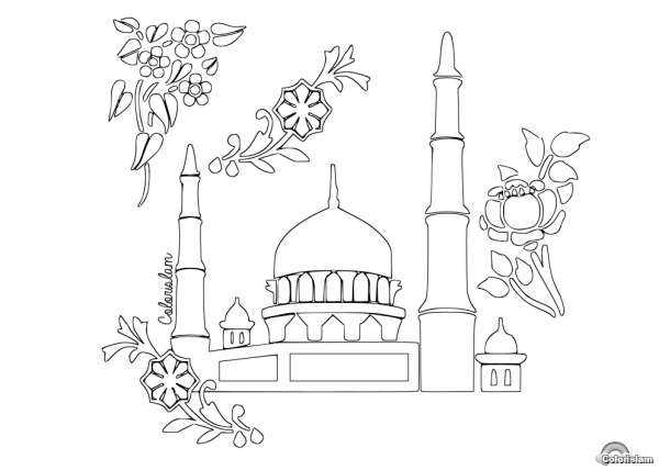 Coloriages | Coloriage, Cahier De Coloriage Et Ramadan destiné Coloriage Ramadan,