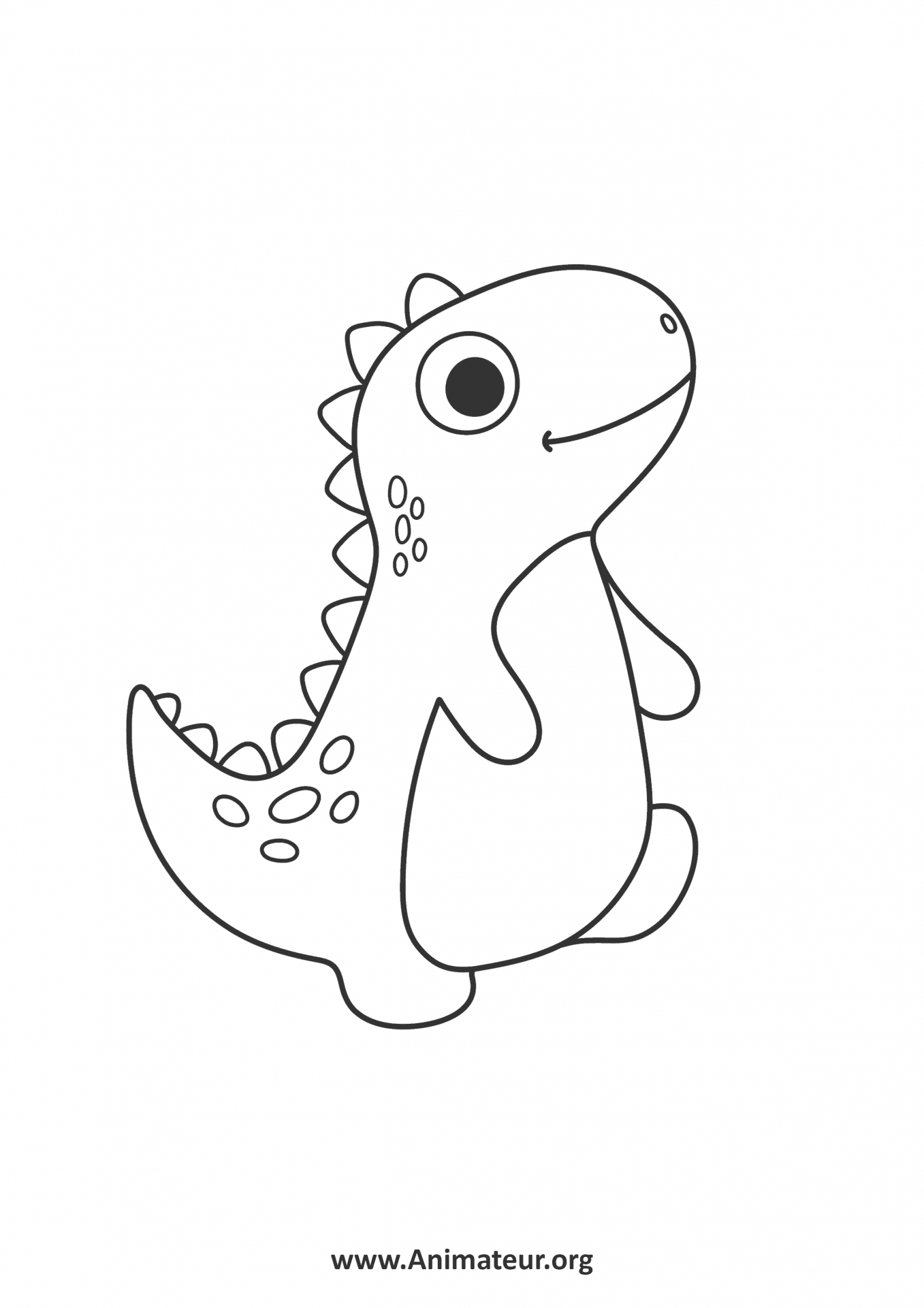 Coloriages De Dinosaures À Imprimer Gratuitement Pour Les à Coloriage De,