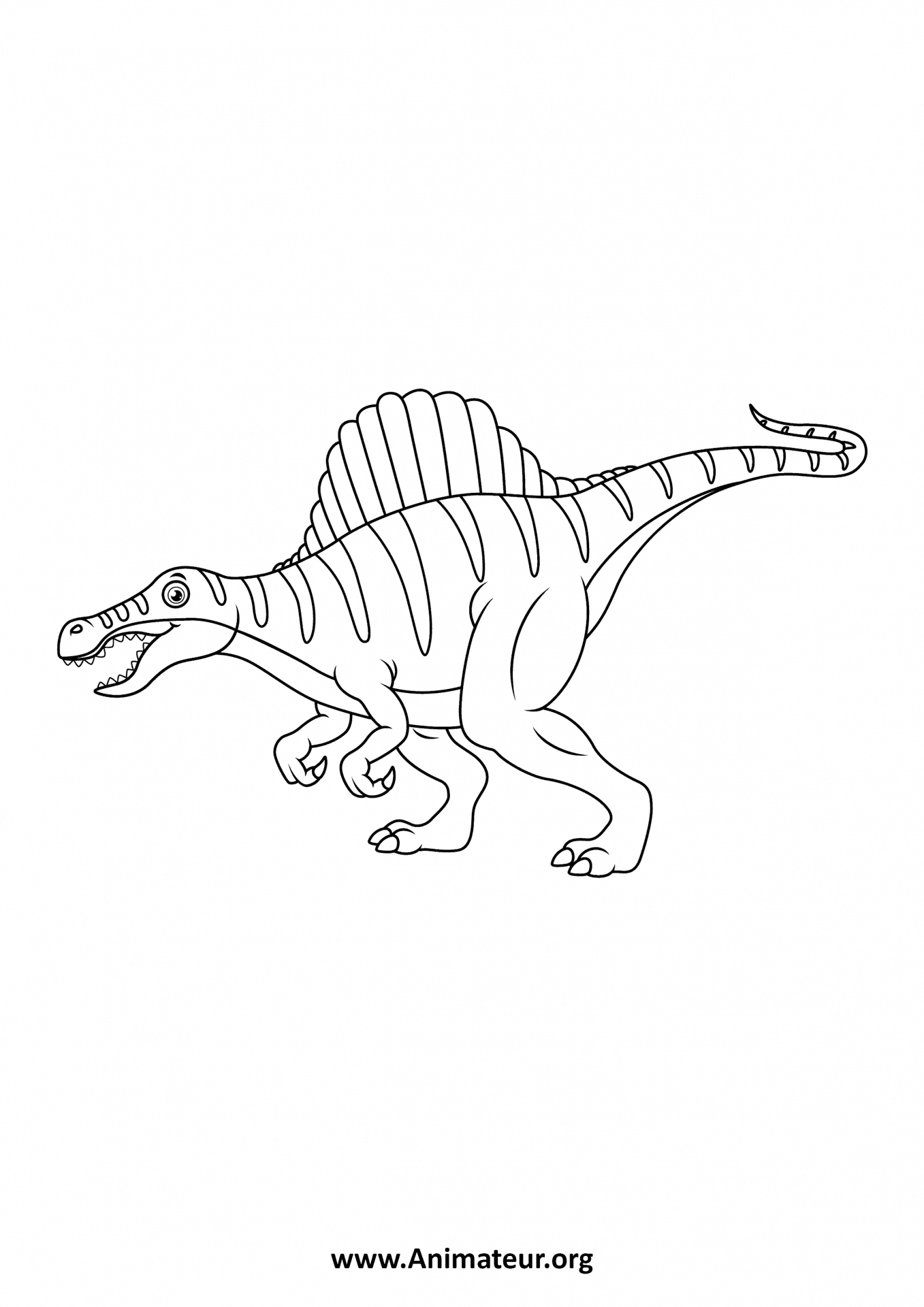 Coloriages De Dinosaures À Imprimer Gratuitement Pour Les destiné Coloriage Dinosaure,