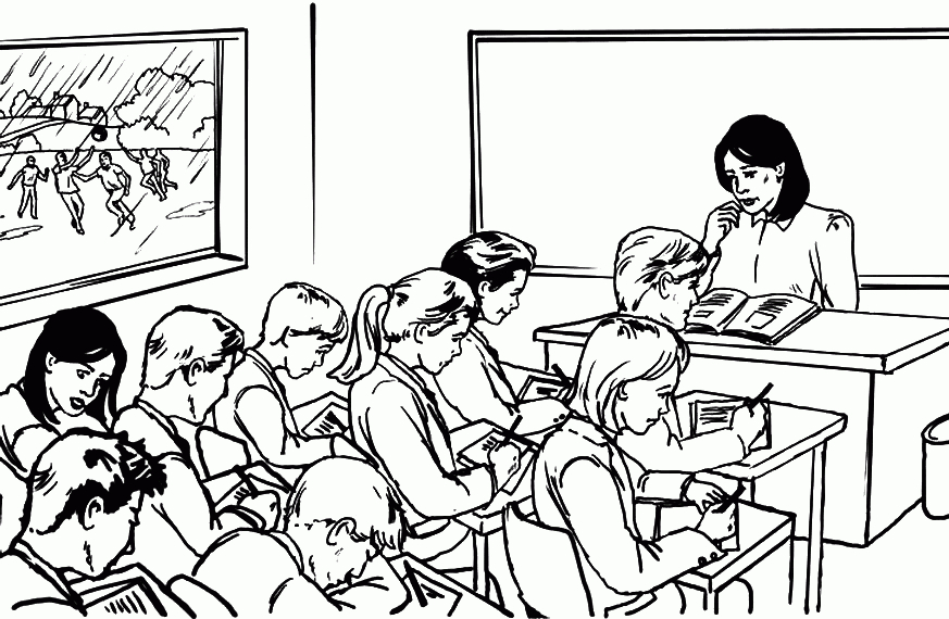 Coloriages De Rentrée Scolaire tout Coloriage Dessin Ecole