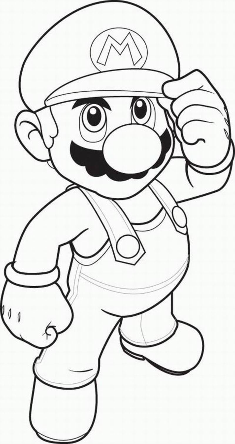 Coloriages Divers Mario Bross intérieur Coloriage Dessin Mario