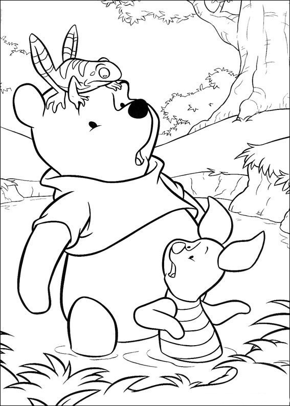 Coloriages Enfants: Coloriage Winnie tout Coloriage Winnie L&amp;#039;Ourson