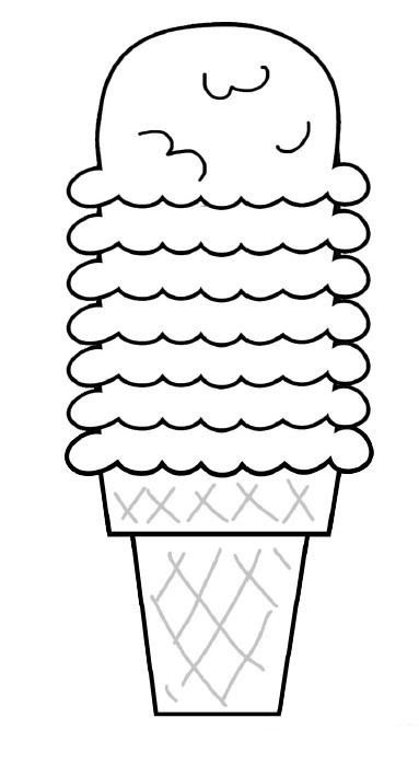 Coloriages Glaces pour Coloriage Glace,