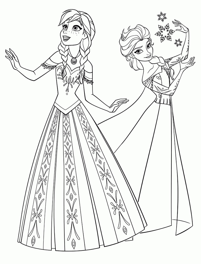 Coloriages Gratuits Et À Imprimer La Reine Des Neiges De intérieur Dessin Coloriage Frozen 2