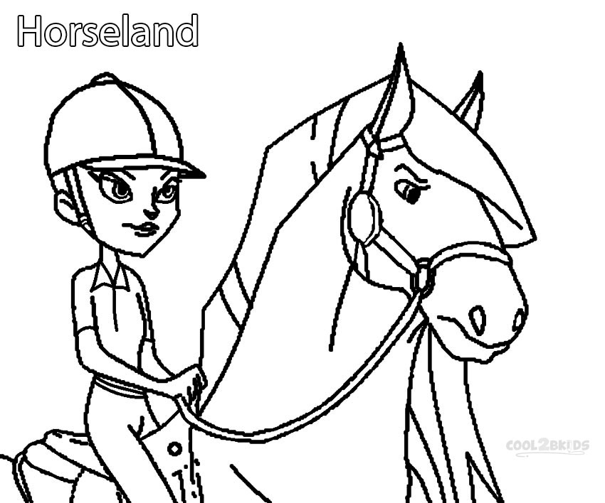 Coloriages - Horseland - Coloriages Gratuits À Imprimer dedans Coloriage Horseland