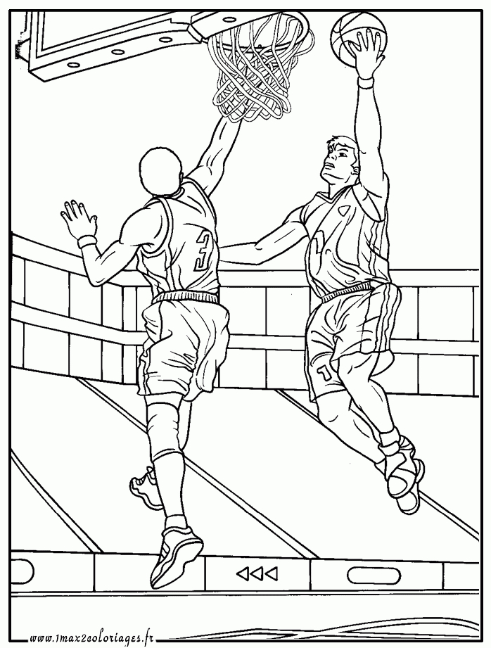 Coloriages Jeux Olympiques - Basket-Ball concernant Dessin Jeux Olympiques,