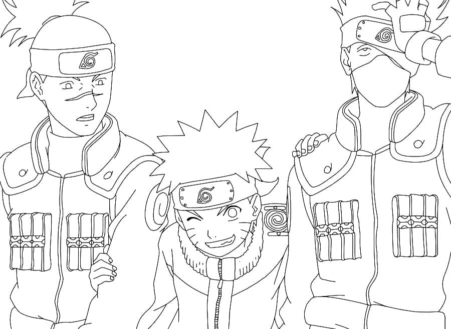 Coloriages Kakashi À Imprimer - Coloriages À Imprimer concernant Coloriage Kakashi,