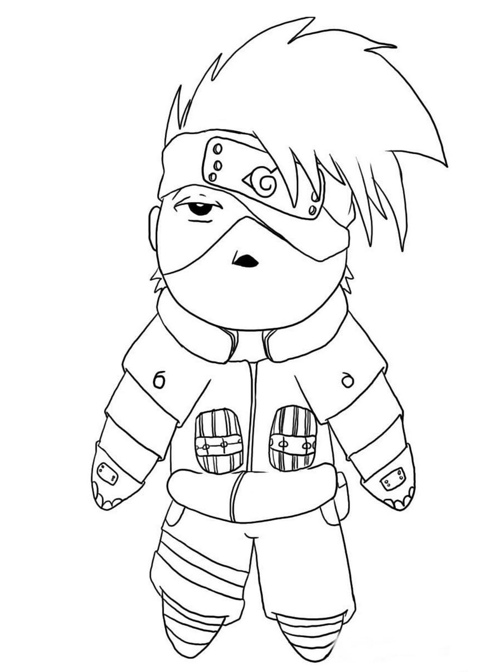 Coloriages Kakashi À Imprimer - Coloriages À Imprimer encequiconcerne Coloriage Kakashi,