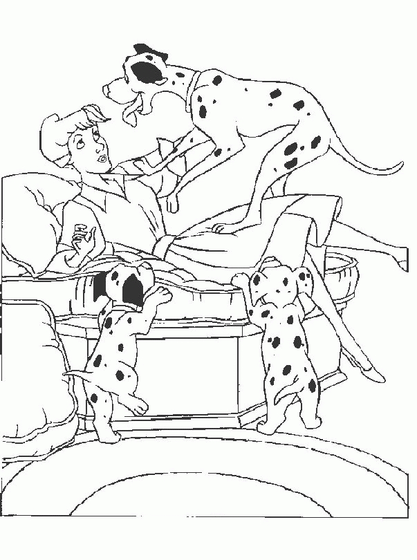 Coloriages Les 101 Dalmatiens : Images Et Gifs Animés Et encequiconcerne Dessin 101 Dalmatiens