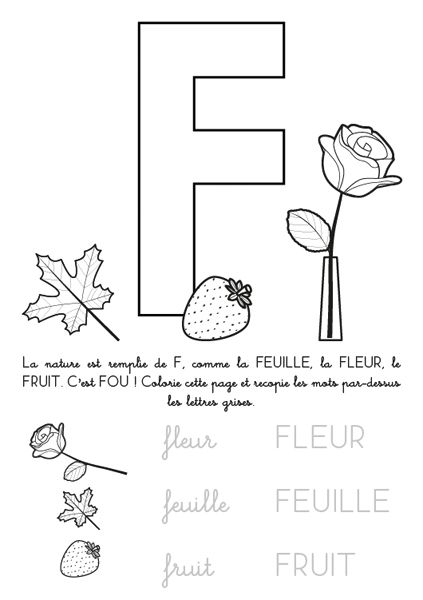 Coloriages : Les Lettres De L&amp;#039;Alphabet (6) | Lettre F encequiconcerne La Lettre P Coloriage