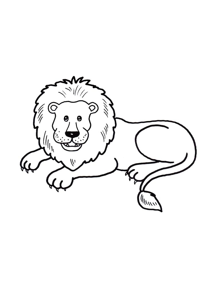 Coloriages Lion Gratuits À Imprimer Pour Les Enfants à Coloriage Lion,