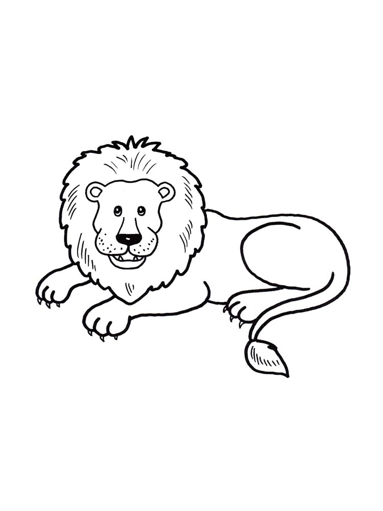 Coloriages Lion Gratuits À Imprimer Pour Les Enfants avec Coloriage Lion