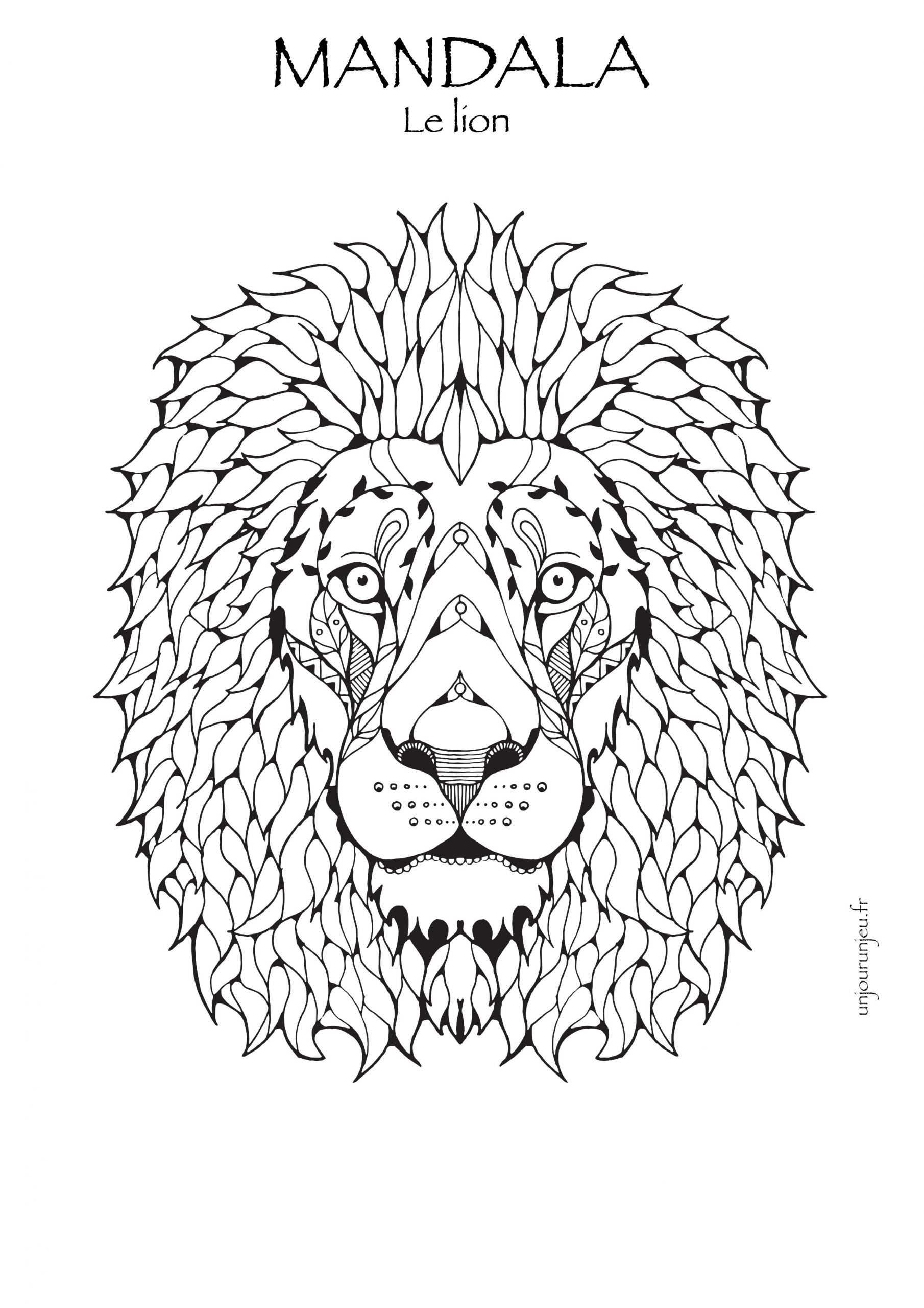 Coloriages Mandalas Animaux À Télécharger, Pour Enfants Et avec Coloriage Animaux,