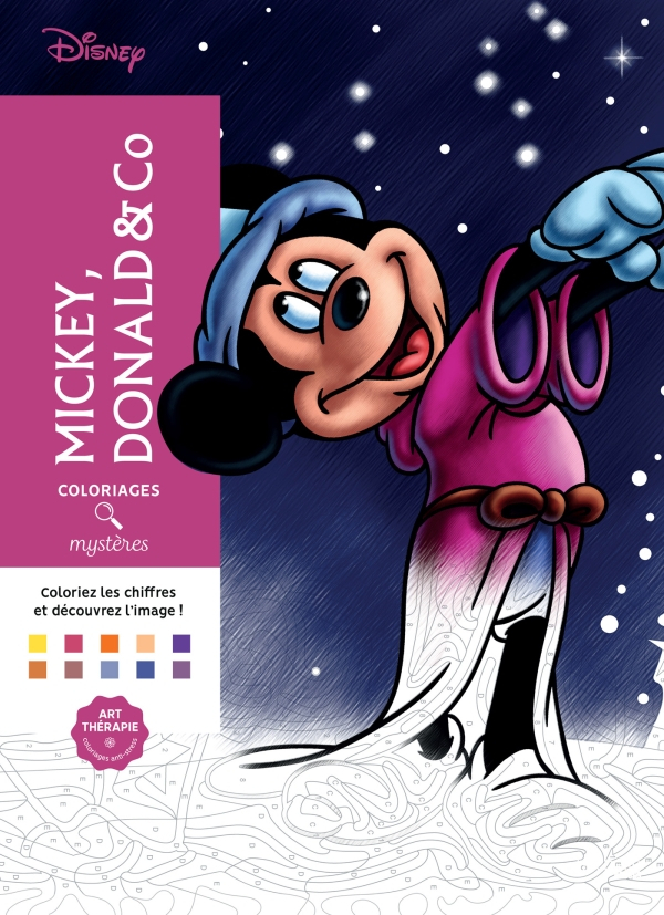 Coloriages Mystères Disney Mickey, Donald &amp;amp; Co | Hachette.fr encequiconcerne Coloriages Mystères