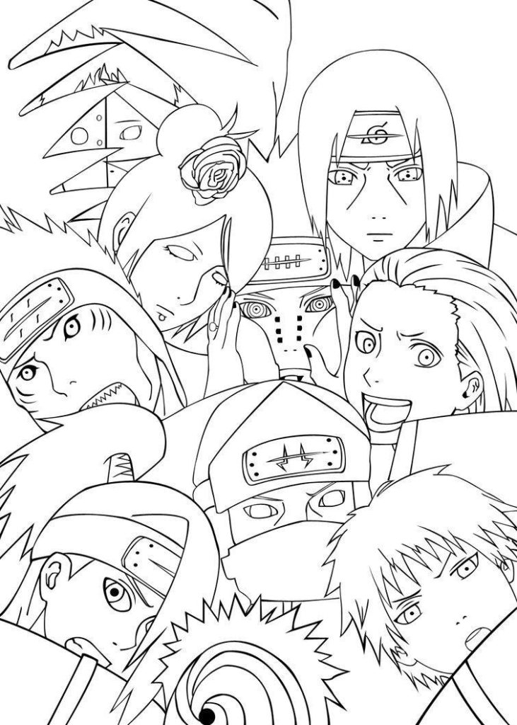 Coloriages Naruto A Imprimer Gratuit Sur Wonder-Day avec Coloriage Naruto,