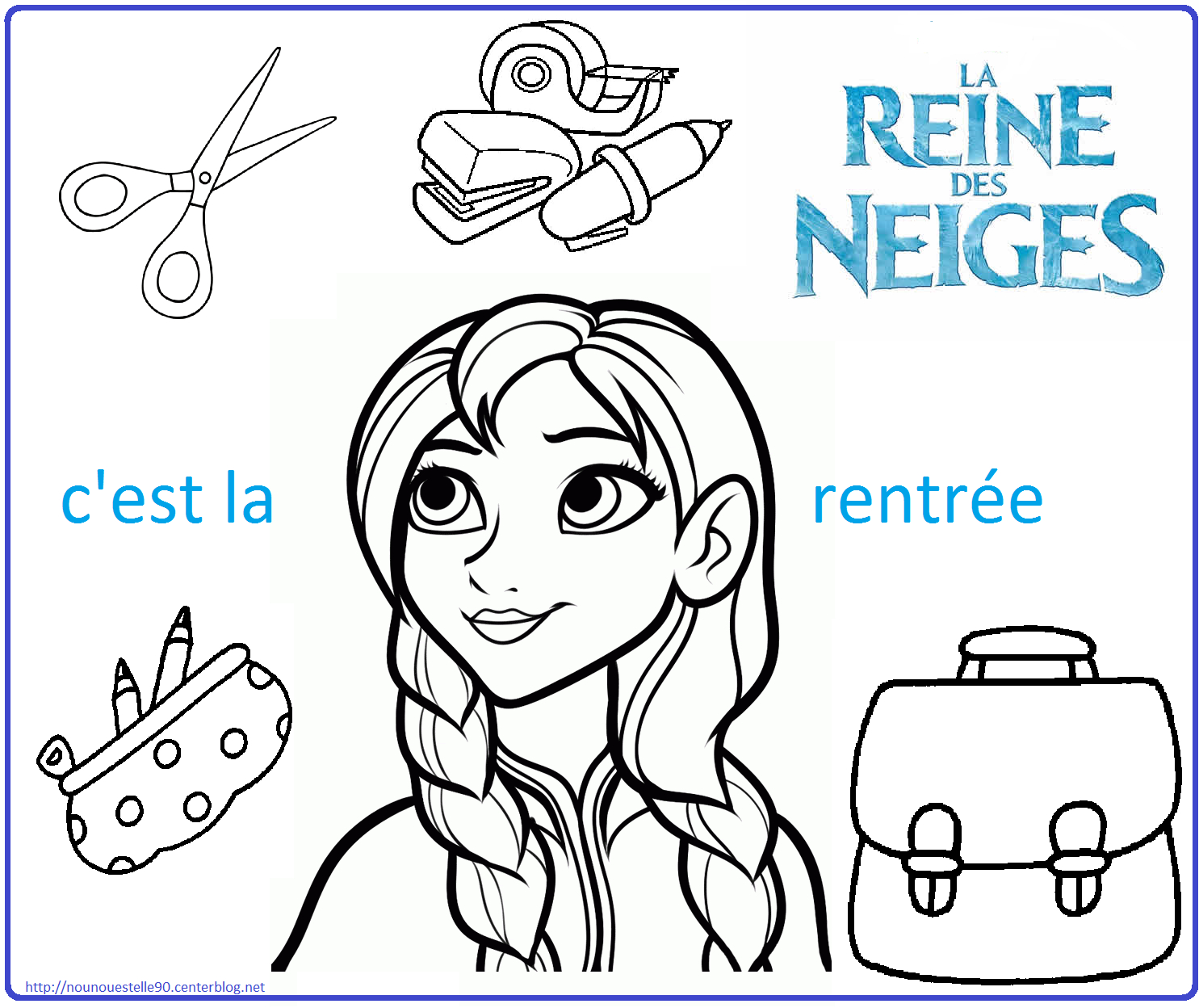 Coloriages Pour La Rentree Des Classes pour Coloriage C&amp;amp;#039;Est Lété