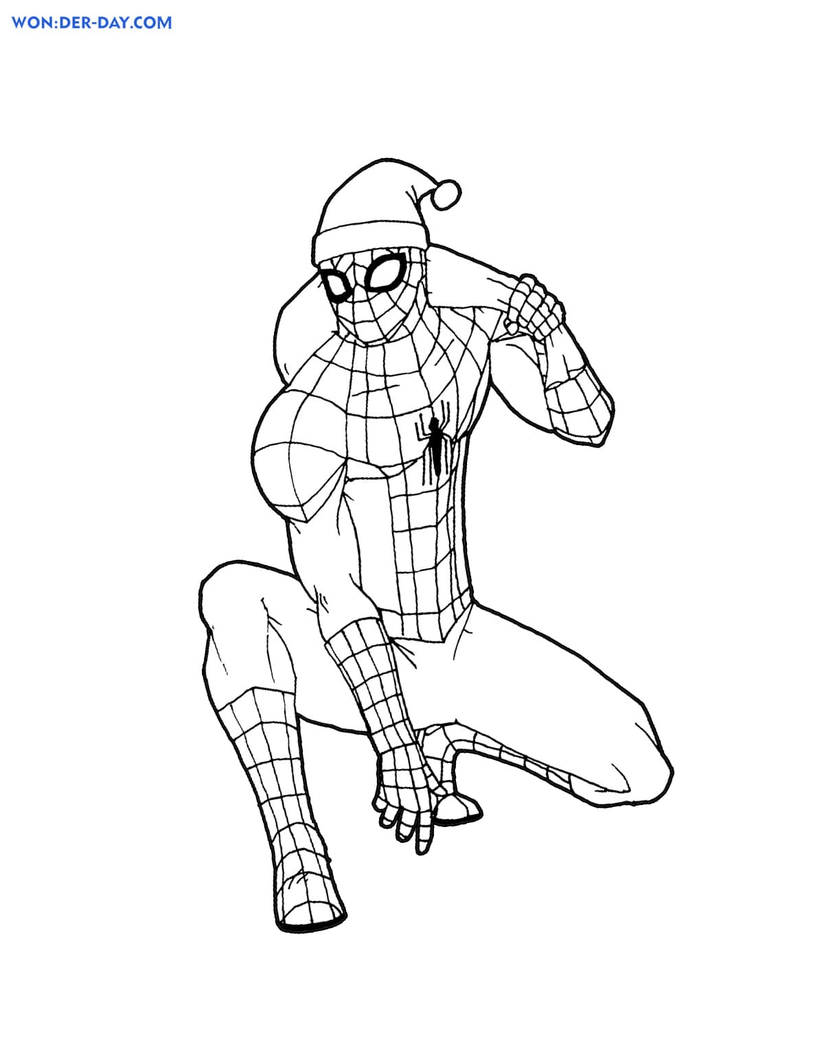 Coloriages Spiderman À Imprimer - Wonder-Day serapportantà Coloriage Spiderman