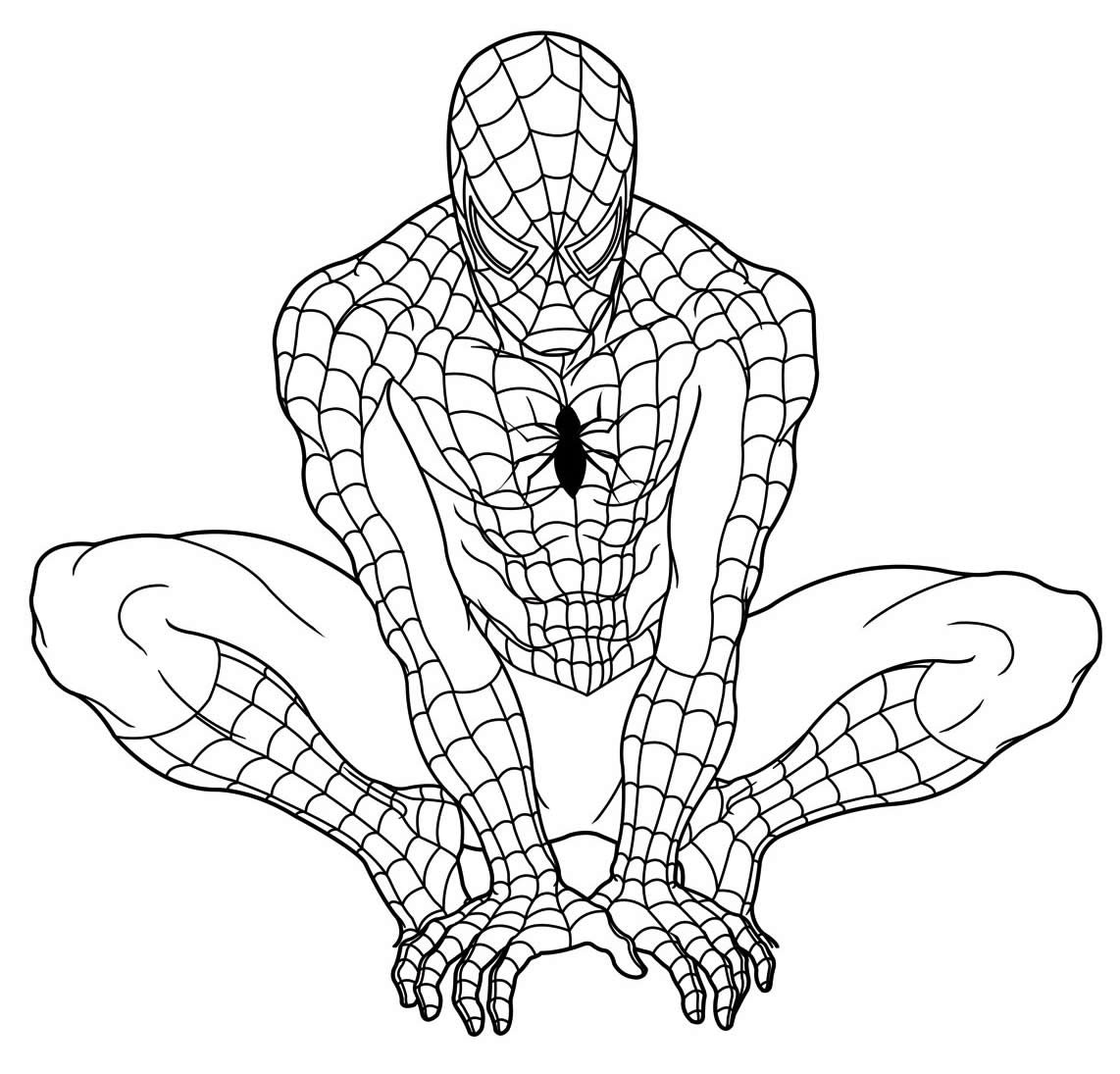 Coloriages Spiderman - Maison Bonte : Votre Guide avec Coloriage Spiderman