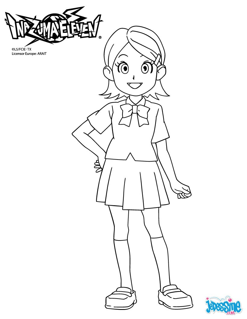 Coloriages Sylvia Woods - Fr.hellokids avec Coloriage Inazuma Eleven